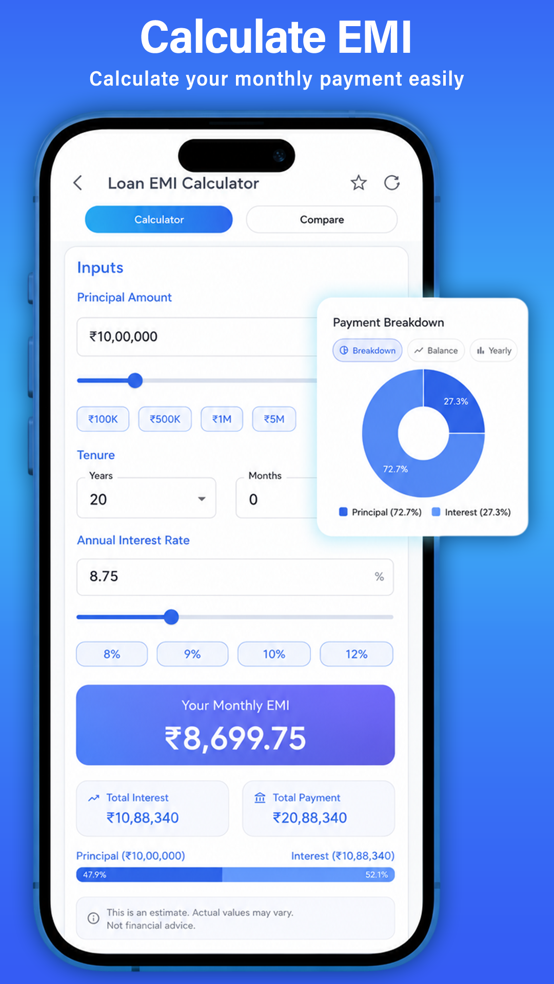 Loan Wizard — Calculate EMI